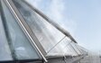 Moderne schräge Dachfenster mit Aluminiumrahmen