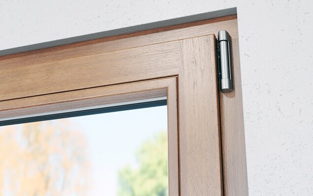 Holzfenster mit Bandseite UNI-JET M6/12