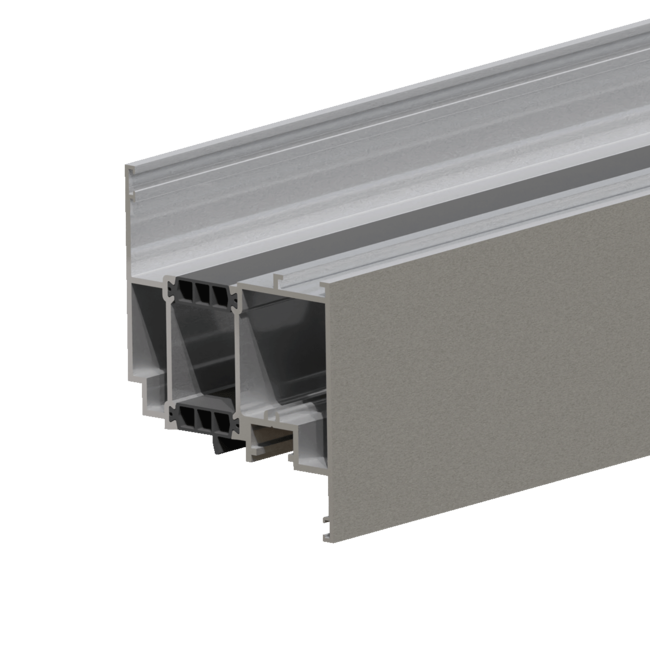 Fensterprofil Metall 16 mm Beschlagnut