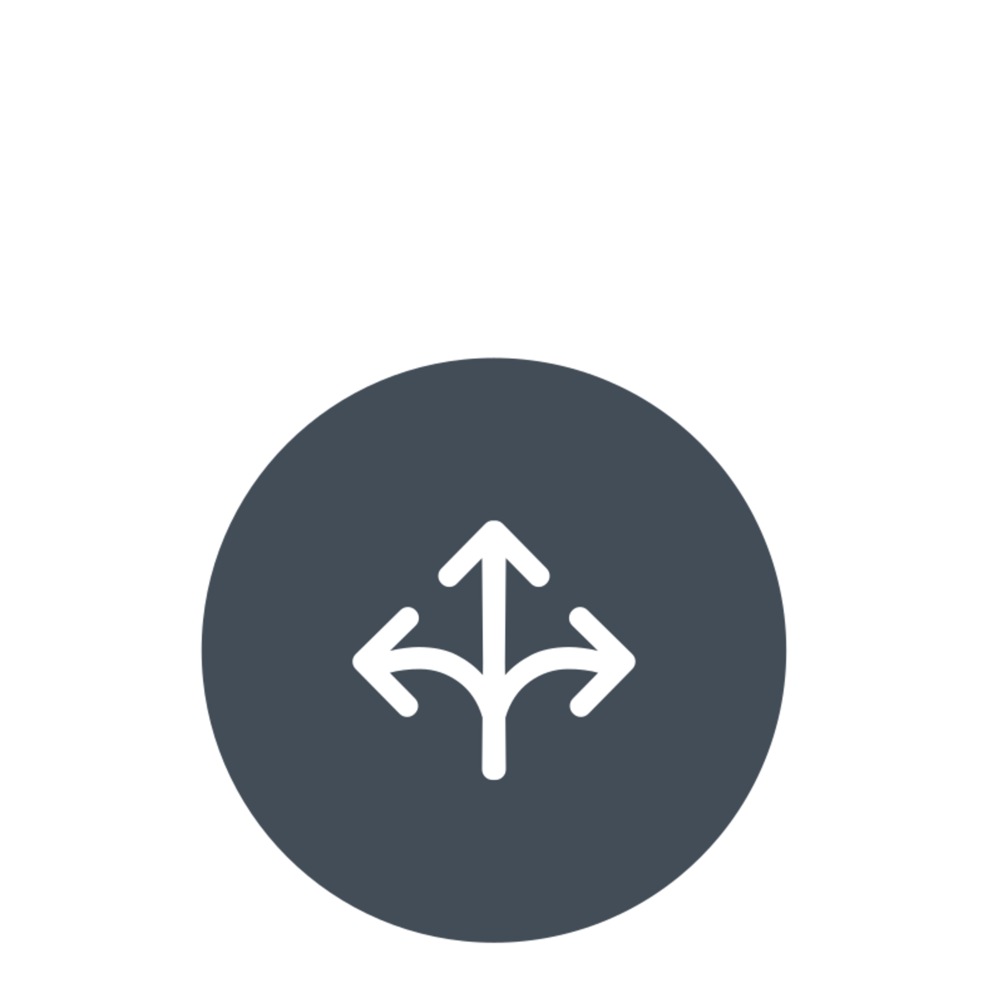 Pfeile in verschiedene Richtungen, Icon für Flexibilität