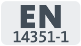 Piktogramm zu EN-Norm EN 14351-1