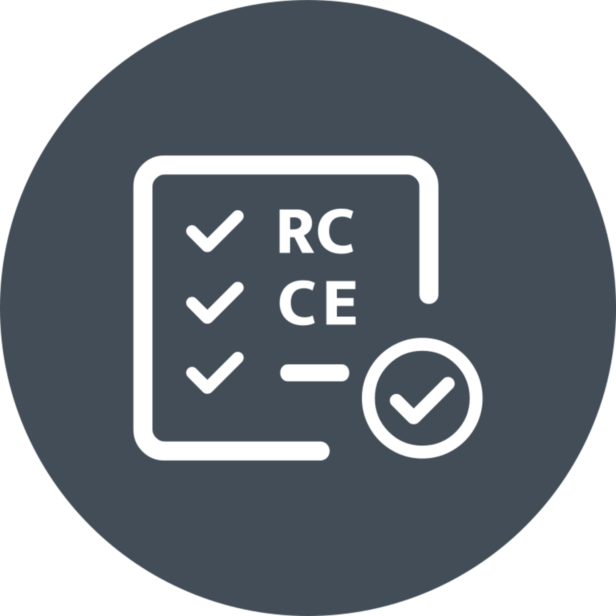 Piktogramm Prüfungen