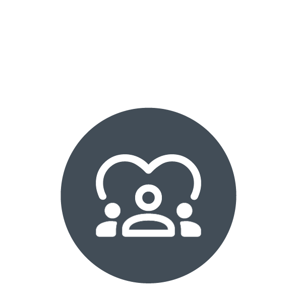 Familienmitglieder, Icon für familiengeführtes Unternehmen