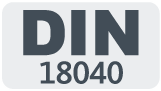 Piktogramm zu DIN-Norm DIN 18040