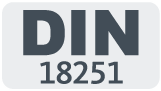 Piktogramm zu DIN-Norm DIN 18251