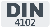 Piktogramm zu DIN-Norm DIN 4102
