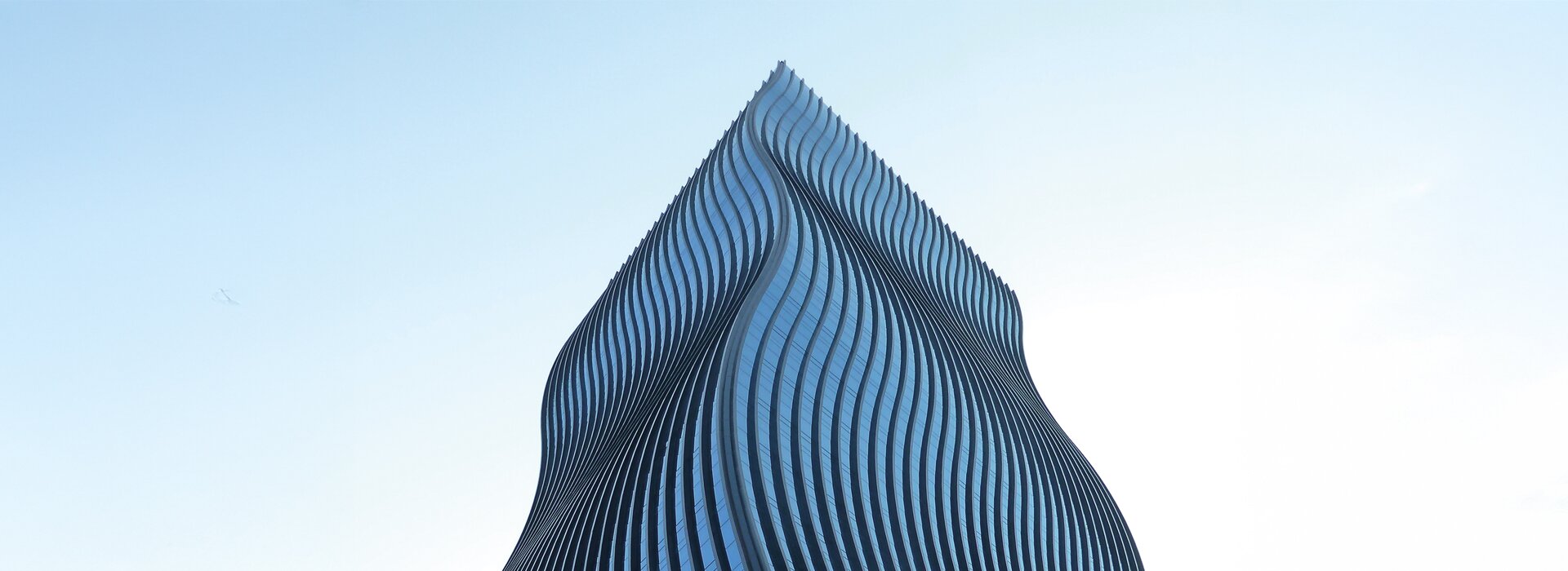 Hochhaus mit innovativer Glasfassade