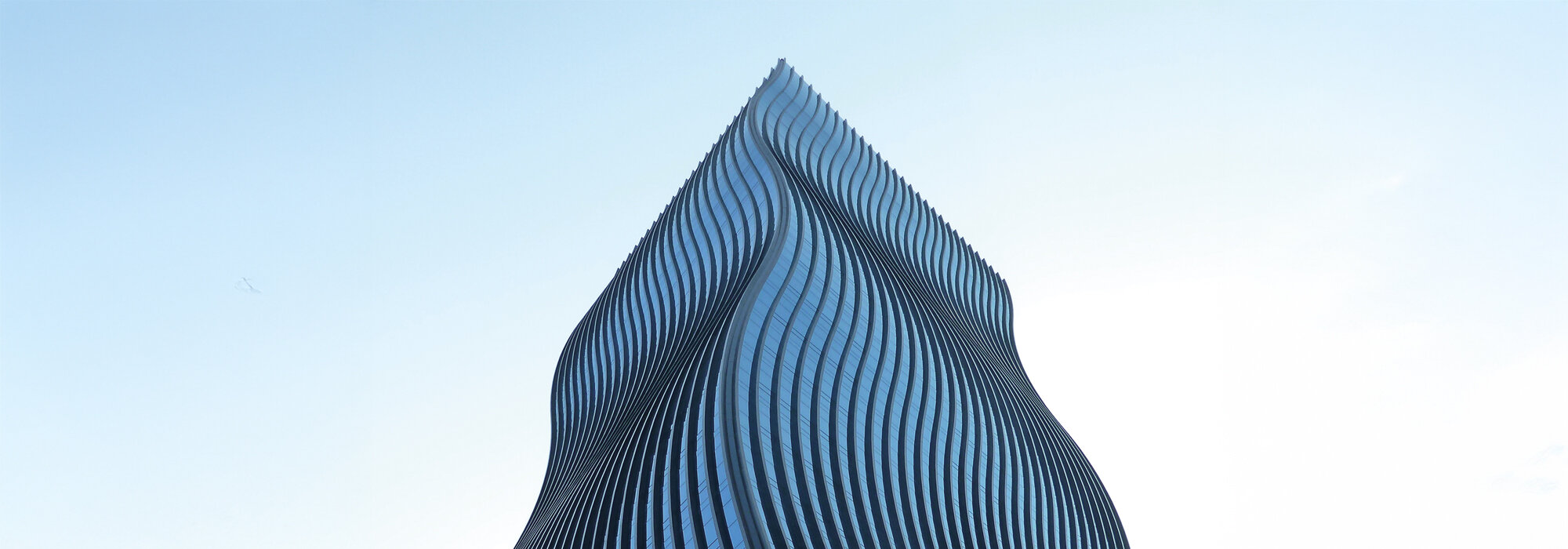 Hochhaus mit innovativer Glasfassade